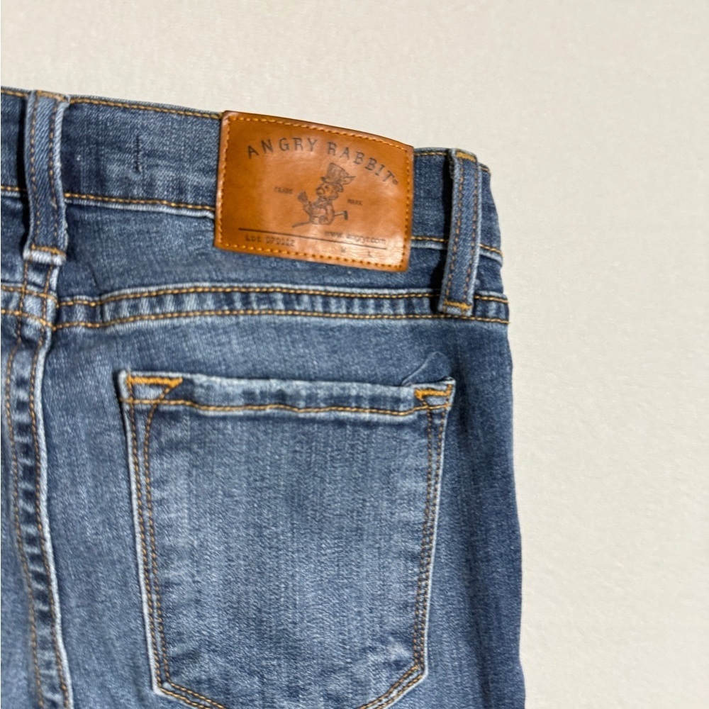 Angry Rabbit size 25 Dark Blue Flare Jeans - Picture 2 of 5